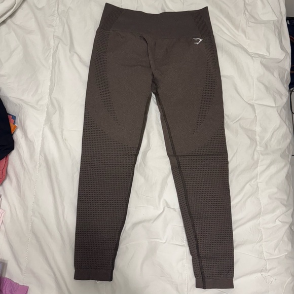 Gymshark VITAL SEAMLESS LEGGINGS - Espresso Marl - Picture 4 of 5